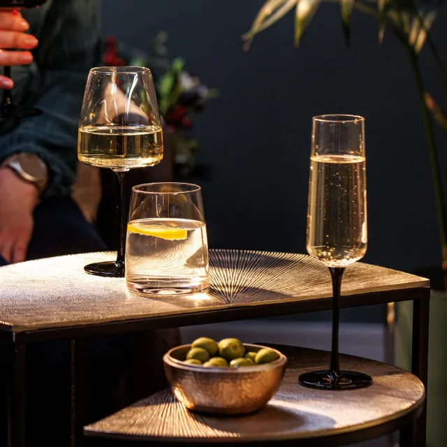 【MIKASA】美國 Palermo水晶玻璃香檳杯4入 250ml / 調酒杯 雞尾酒杯 氣泡酒杯