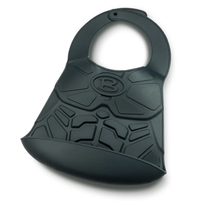 Qubies 攜帶式矽膠立體圍兜(兒童圍兜 學習餐具)品牌優