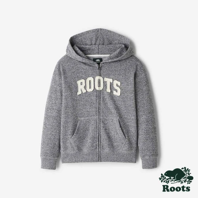 Roots Roots 大童-ROOTS APPLIQUE 連帽外套(灰色)