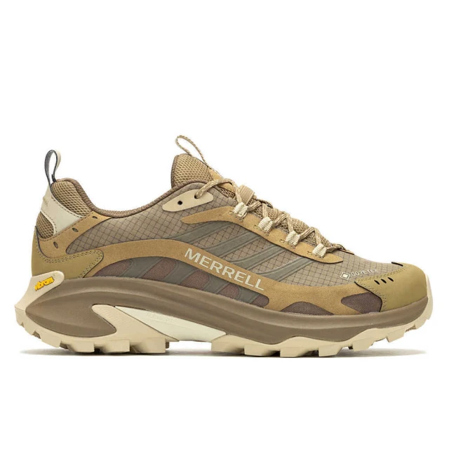 MERRELL Moab Speed 2 GTX 男 戶外鞋 MERRELL Moab Speed 2 GTX 男 戶外鞋 郊山 黃金大底 防水 止滑 卡其(ML037517)