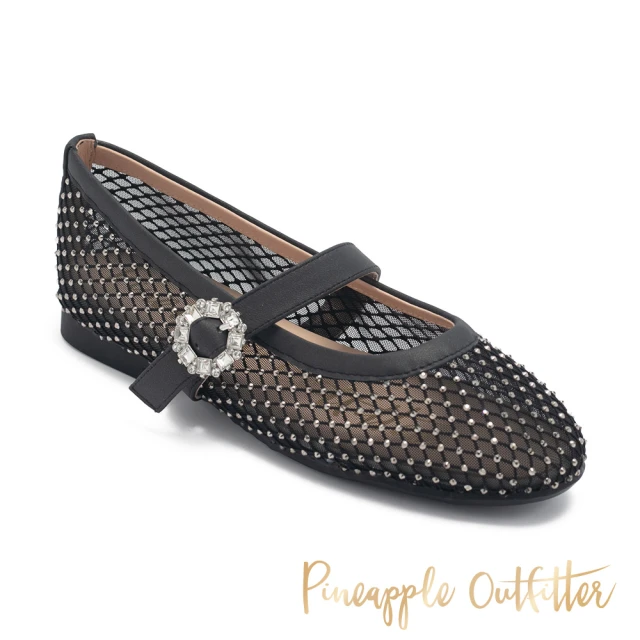 Michael Kors 金色LOGO素面平底娃娃鞋(酒紅色