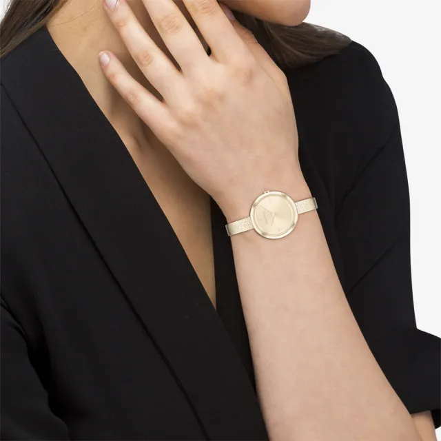 【Calvin Klein 凱文克萊】CK Shining系列雙針手環女錶-30mm 母親節 送禮 禮物(25200183)