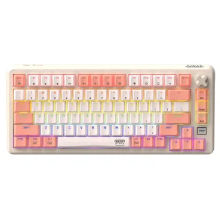 【Cherry】Cherry 無線三模 PIXIU75 MX2A RGB 混天綾 紅軸/茶軸(PIXIU75 無線三模 RGB 混天綾 白)