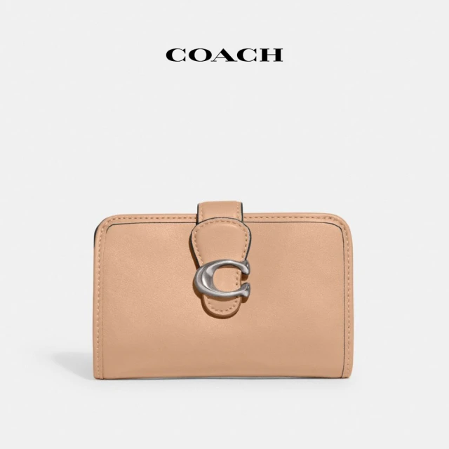 COACH 蔻馳官方直營 手機斜挎包-B4/褪色 橙色(CH