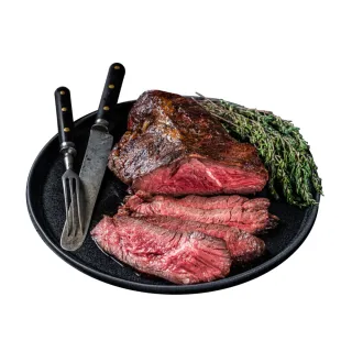 【勝崎生鮮】美國安格斯總統級霜降牛排-超厚切2片組(600公克±10% / 1片)