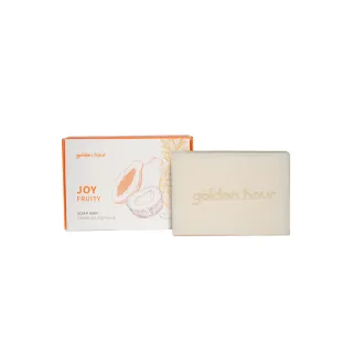 【golden hour】泰國冷壓椰子手工皂-熱帶果香100gx2入(泰國原裝/冷製工法/溫和洗沐)