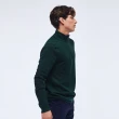 【NAUTICA】官方旗艦 男裝 保暖時尚高領拉鍊長袖上衣(綠色)