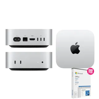 【Apple】Office 2024家用版★2024 Mac mini M4 Pro晶片 12核心CPU與16核心GPU 24G/512G SSD/Gigabit 乙太