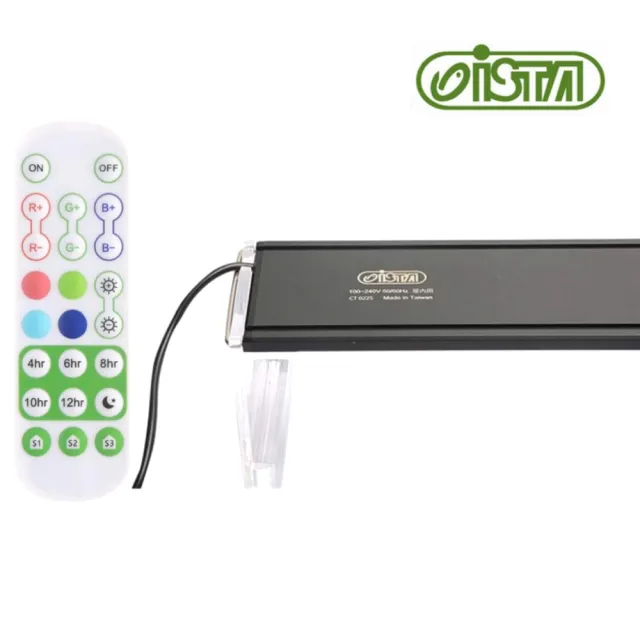 【ISTA 伊士達】絢彩高透光遙控可調式增豔燈 45cm/超薄/省電/定時/智能(魔法多色LED燈/台灣製IL5501)