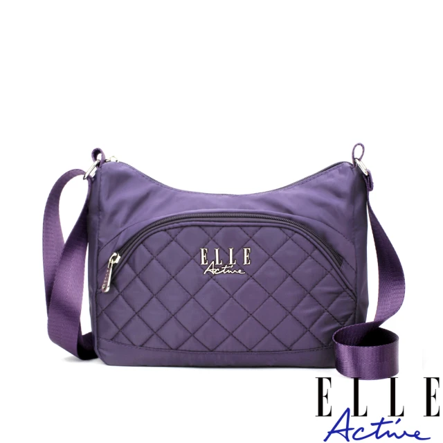 ELLE ACTIVEELLE ACTIVE 生活印記系列-側背包/斜背包-大(紫色)