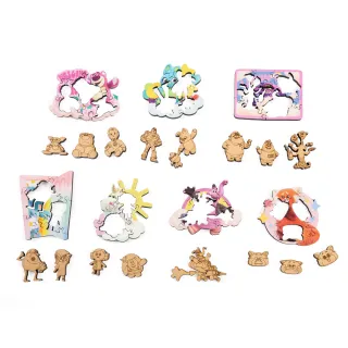 【HELLOFISH】迪士尼MINI木拼-皮克斯夢幻小場景系列盲袋(6包盒裝)