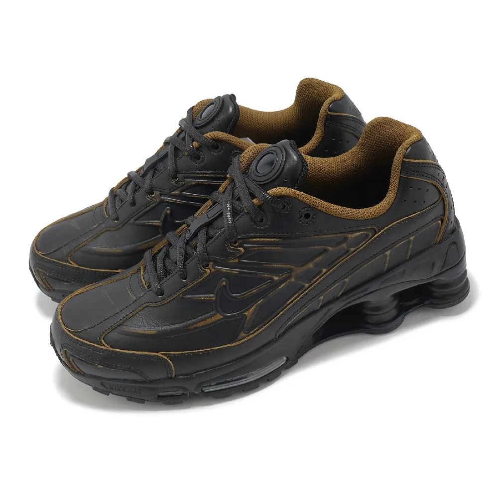 NIKE 耐吉】休閒鞋Shox Ride 2 PRM 男鞋黑真皮緩衝支撐復古彈簧