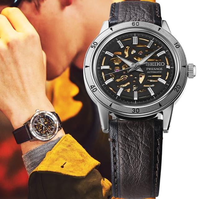 【SEIKO 精工】Presage 復古系列  Style 60s 機械錶 男錶 手錶-39.5mm_SK040(SSA461J1.4R72-00C0J)
