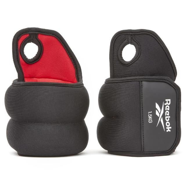 【REEBOK】Wrist Weights 手腕負重環 - 1.5公斤 - 2入組(訓練手環、健身配件、運動配件)