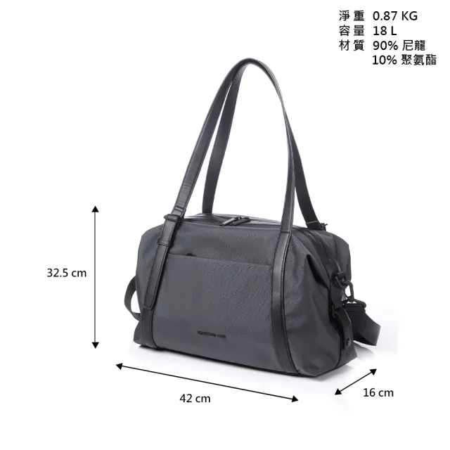 【Samsonite RED】CRAGGAN 輕量背提兩用大容量旅行袋/行李袋/側背包/運動包/筆電包15.6吋(多色可選)