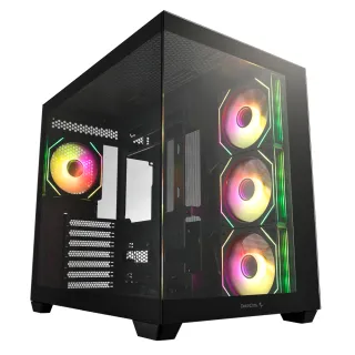【DeepCool】九州風神 CG530 4F ATX 海景房電腦機殼(黑色/支援背插式ATX)