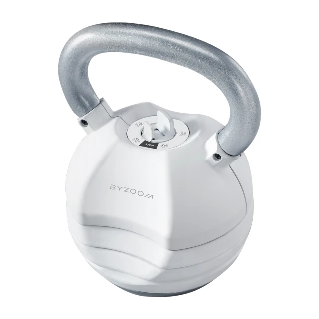 BYZOOM FITNESSBYZOOM FITNESS Pure Series 30lb/約13.6kg 5段重量可調式壺鈴 白/黑二色(BZ-AKB-30LB)