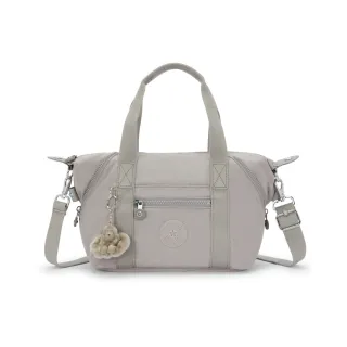 【KIPLING官方旗艦館】溫柔沉穩灰手提側背包-ART MINI