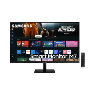 【SAMSUNG 三星】32吋4K  HDR淨藍光智慧聯網螢幕 M7(S32DM702UC)