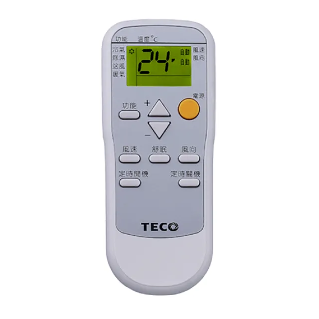 【TECO 東元】9-10坪R410五級定頻冷專6.3KW右吹式窗型空調(MW56FR1)