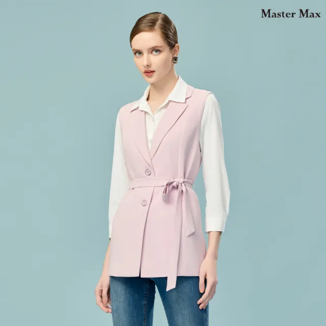 【Master Max】修身帥氣簡約西裝背心(8517008)