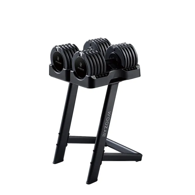 【BYZOOM FITNESS】Pure Series 50lb/55lb 可調式啞鈴專用啞鈴架 白/黑二色(BZ-QCDST-50-55)