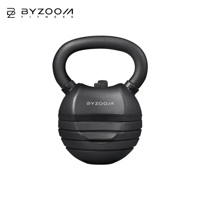 【BYZOOM FITNESS】Pure Series 30lb/約13.6kg 5段重量可調式壺鈴 白/黑二色(BZ-AKB-30LB)