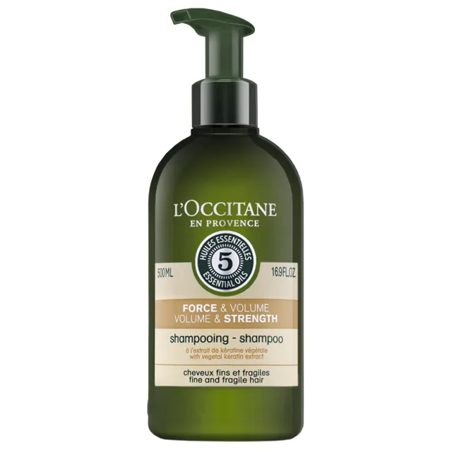【歐舒丹】草本洗髮乳500ml 2入組(多款任選 國際航空版 強韌/修護/平衡/淨涼洗髮精)