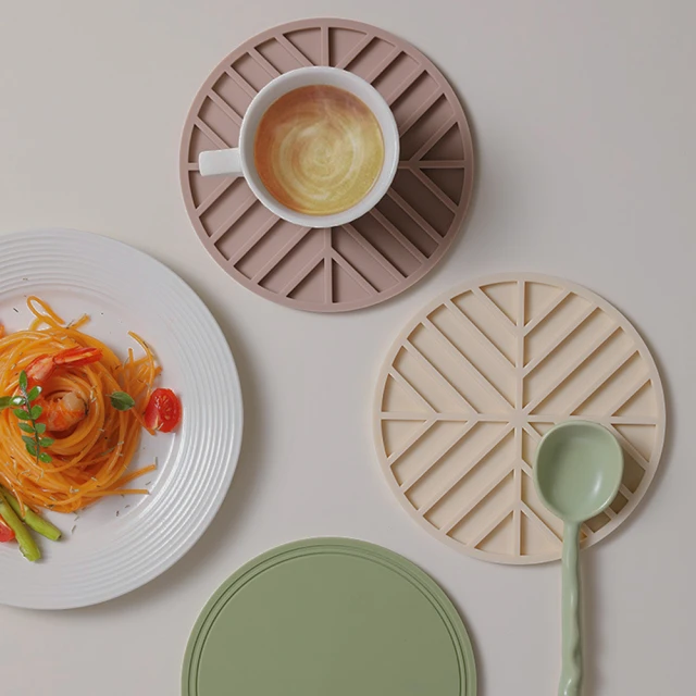 COMET 71cm加大加厚矽膠瀝水隔熱墊(廚房餐具瀝水墊 