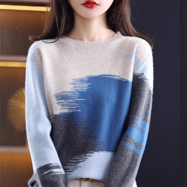 chai yan 采妍 木耳領素面刷毛針織長袖上衣(秋冬新款