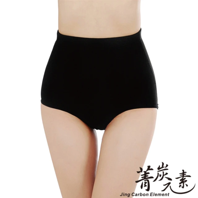 菁炭元素菁炭元素 380高丹日式超彈力太空棉高腰美體褲(1件組)