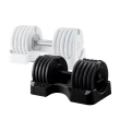 【BYZOOM FITNESS】Pure Series 50lb/約22.6kg 5段重量可調式啞鈴 白/黑二色 雙入(BZ-QCD-50LB)