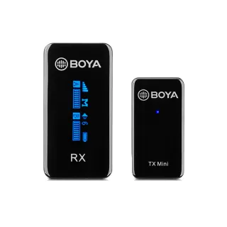 【BOYA 博雅】BY-XM6-S1 MINI 一對一雙聲道無線迷你麥克風(東城代理商公司貨)