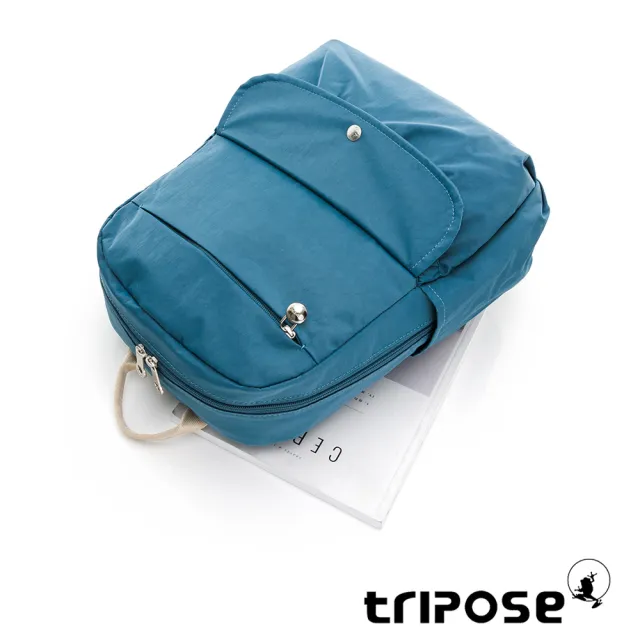 【tripose】DIAZ微皺尼龍輕量抓皺多口袋後背包(多色/2025新色上市)