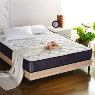 【LooCa】軟硬適中-防蹣抗菌+乳膠+雲端層獨立筒床墊(雙人5尺★雙12限定)