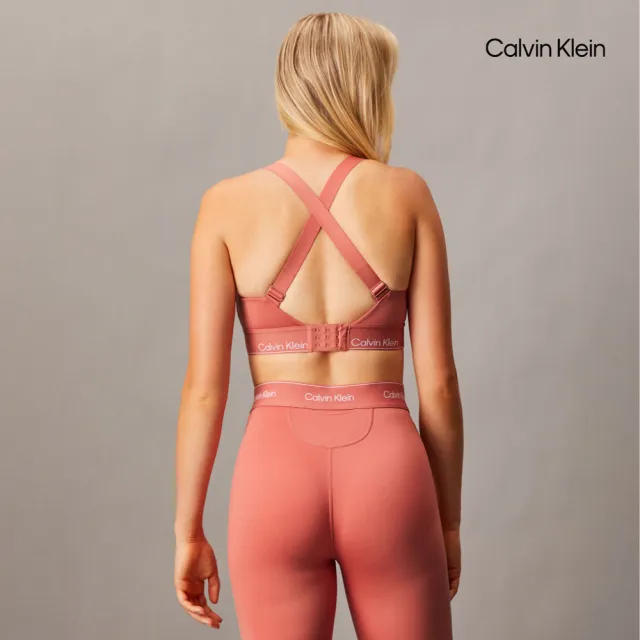 【CALVIN KLEIN】官方旗艦館 CK Essentials Modern Sport 高度承托胸圍_紅色