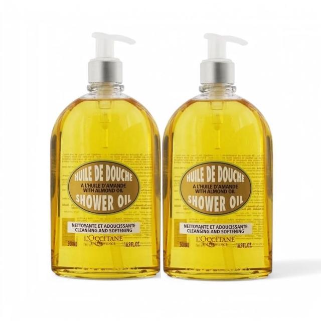 【歐舒丹】杏仁沐浴油500mlx2入(國際平輸版)