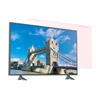 【藍光博士】65吋抗眩抗藍光液晶電視護目鏡(JN-65PLGR淡玫瑰色)