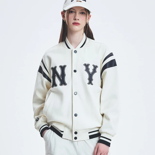 MLB 女版連帽上衣 帽T 紐約洋基隊(3FHDB1251-