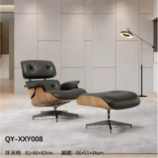 【Taoshop 淘家舖】單人沙發椅 - QY-XXY008(休閒椅91*86*83cm+腳踏66*51*44cm)