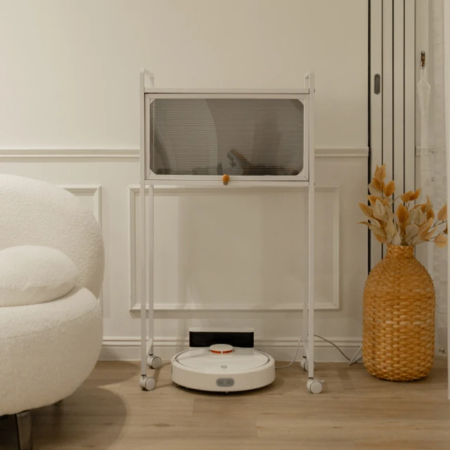 晴安居 滑輪式可移動收納架 多層雜物整理架加厚穩固桌邊置物架