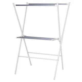 【台灣製造 品質保證】X型折疊衣架 舒寶之家(陽台曬衣架折疊 室內可折疊晾衣架 可收納衣架)