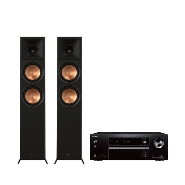 【Klipsch】RP-5000F II落地喇叭+Onkyo TX-NR6100擴大機 兩聲道組合