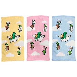 【MininiGUMAN】印花童巾6條-顏色隨機(LINE FRIENDS聯名)