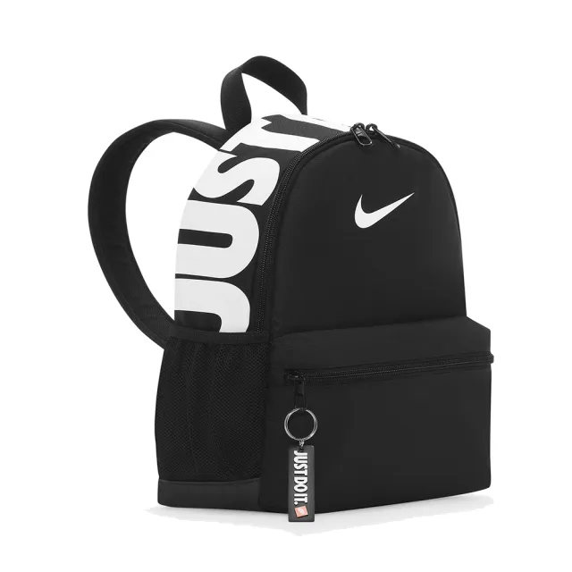 【NIKE 耐吉】Y NK BRSLA JDI MINI BKPK 後背包 書包 小包 休閒包 兒童包 黑(DR6091010)