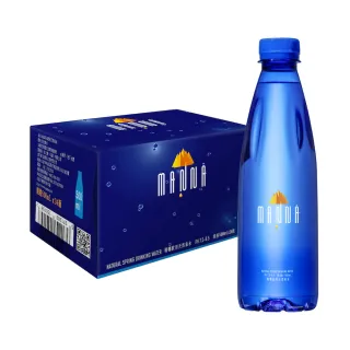 【MANNA瑪哪】天然蘇打礦泉水500mlx24入/箱(進口鹼性無氣火山冷泉水)