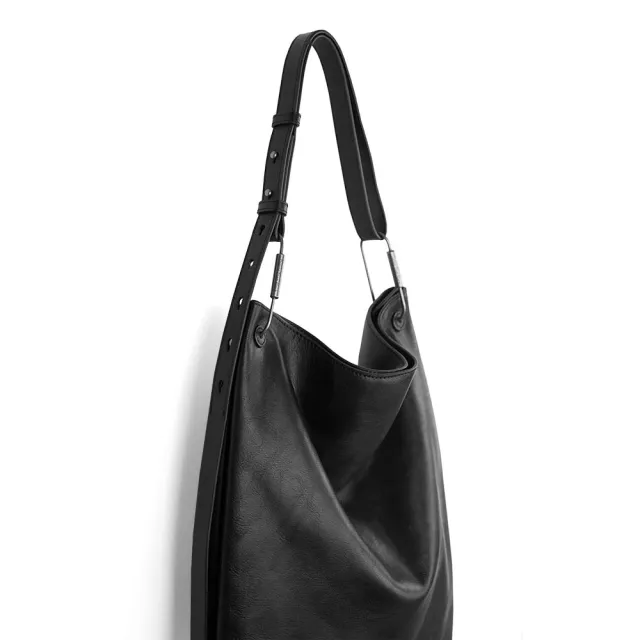【Darker Than Black】雙11 Acute Triangle Hobo Bag 銳角三角側背包(真皮包/手提包/側背包/單肩