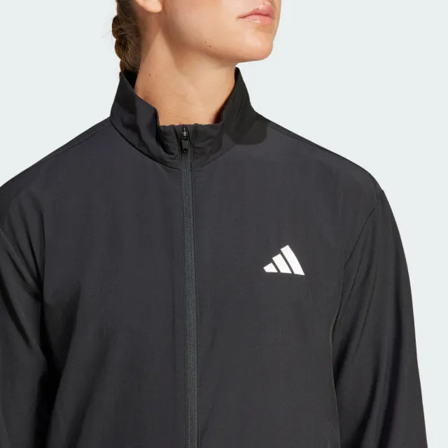 【adidas 愛迪達】TRAIN ESSENTIALS 運動外套 女 JD6539