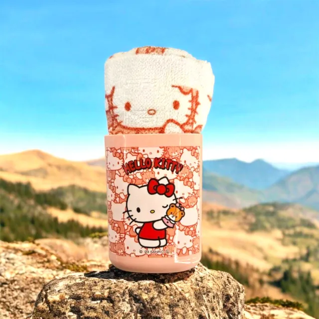 【Skater】三麗鷗 Ag抗菌保冷毛巾組(凱蒂貓)