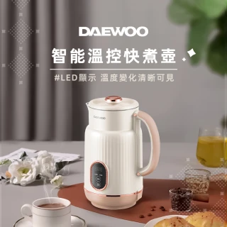 【DAEWOO 大宇】復古雙層防燙智能溫控快煮壺1.5L(DW-KT2615)